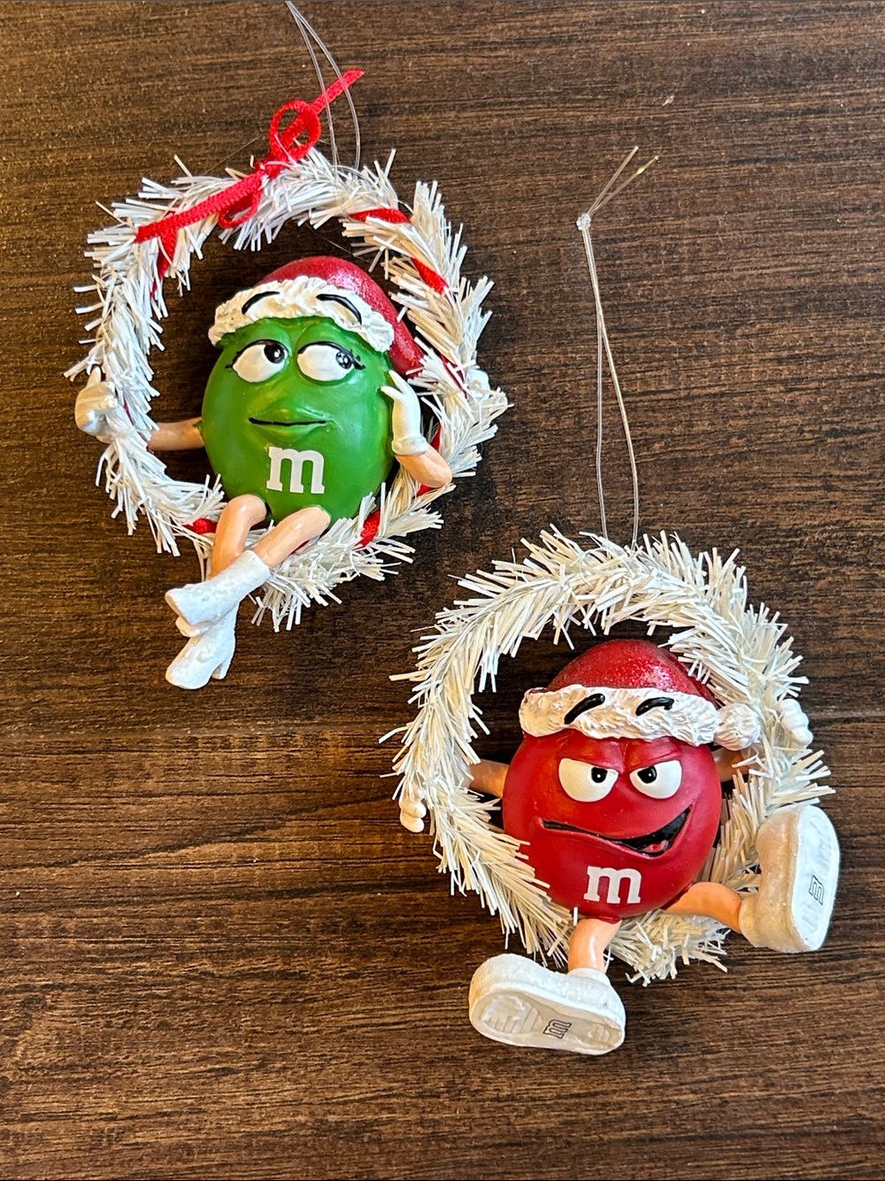Set of 2 - 2007 M&M'S Ornaments